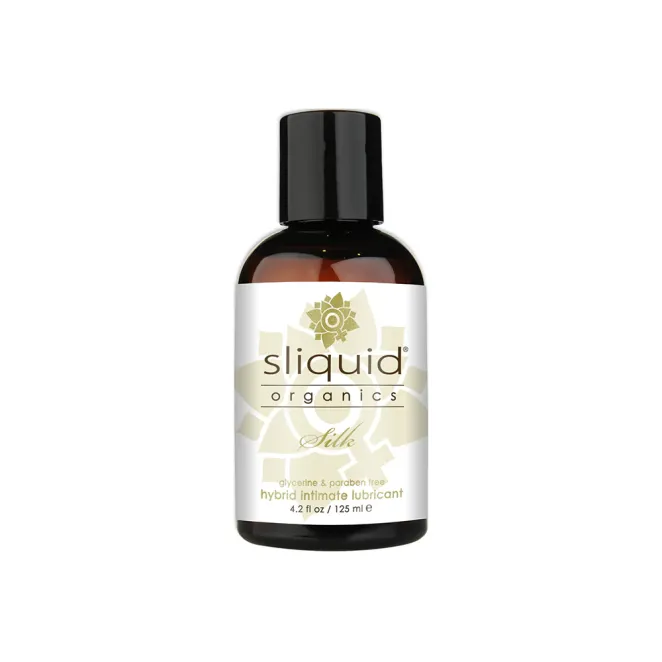 Sliquid Organics Natural Silk Hybrid Lubricant 4.2 oz.