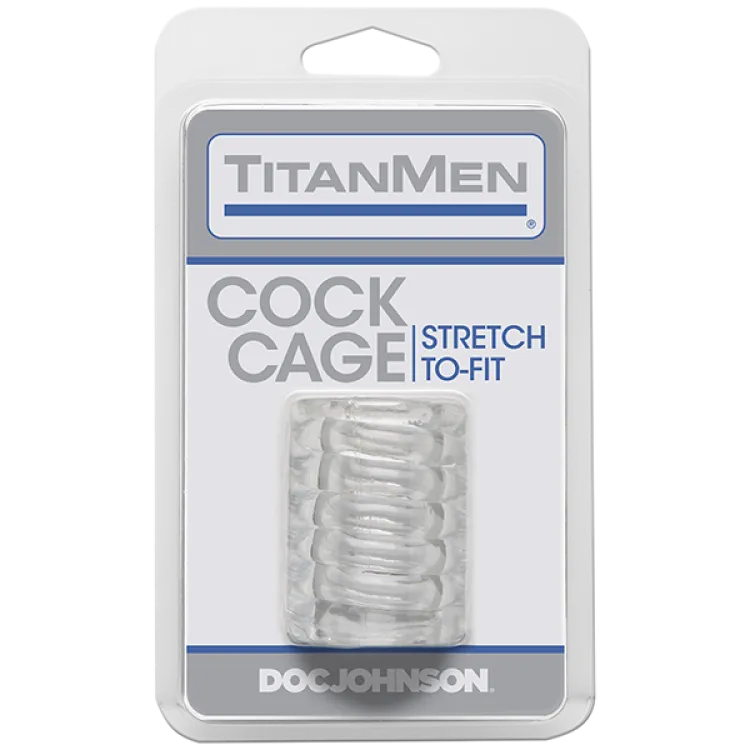 TitanMen Cock Cage Clear