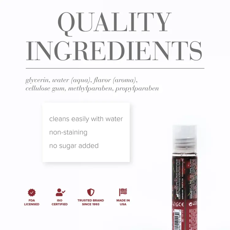 JO Cherry Burst Flavored Water-Based Lubricant 1 oz. JO Cherry Burst Flavored Water-Based Lubricant 1 oz.