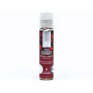 JO H2O Raspberry Sorbet Flavored Water-Based Lubricant 1 oz.