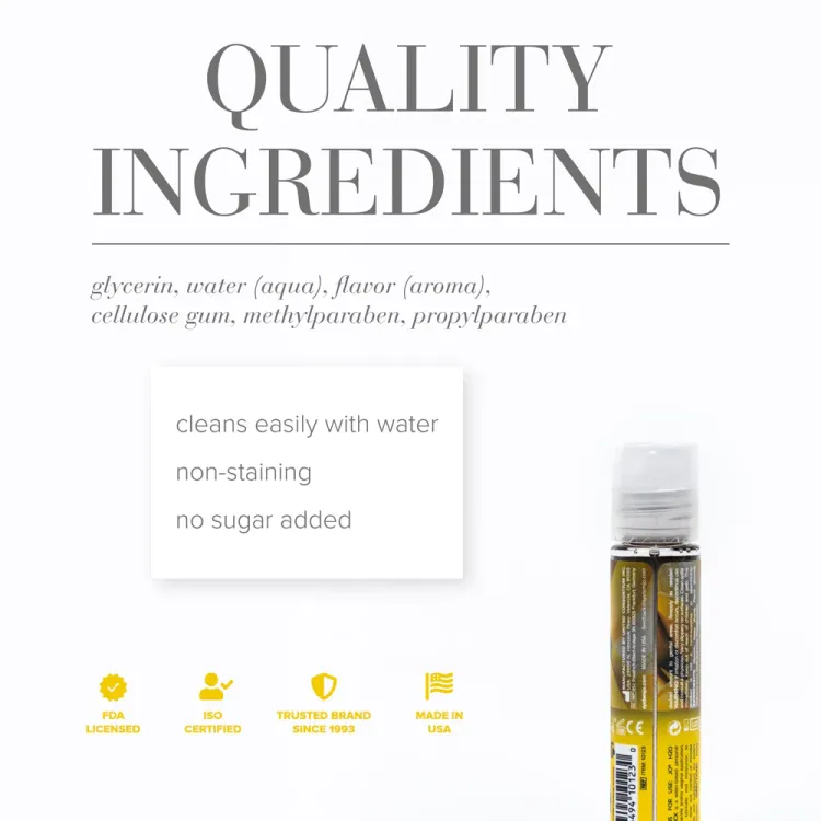 JO H2O Banana Lick Flavored Water-Based Lubricant 1 oz. (34115) by System Jo | Lubricants | SlipDix.com JO H2O Banana Lick Flavored Water-Based Lubricant 1 oz. (34115) | SlipDix.com