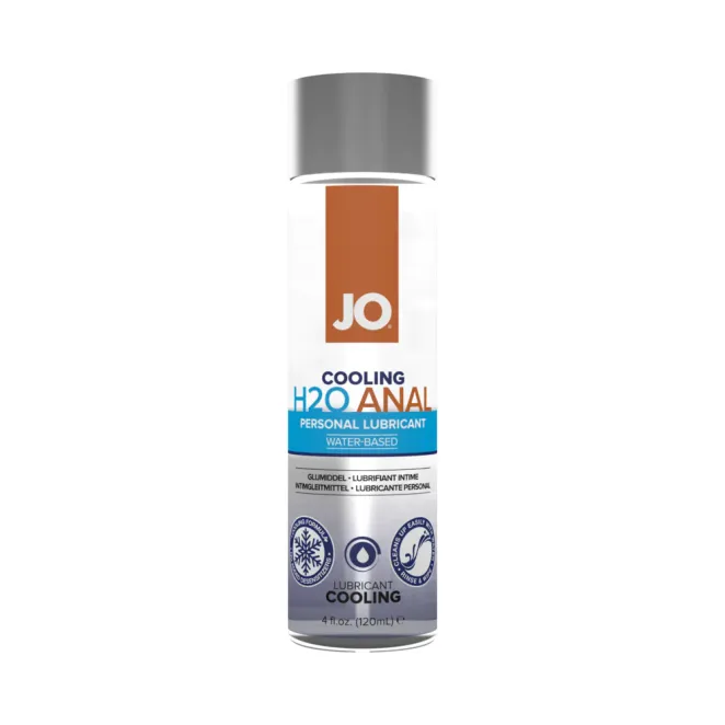 System JO H20 Cooling Water-Based Anal Lubricant 4 oz.