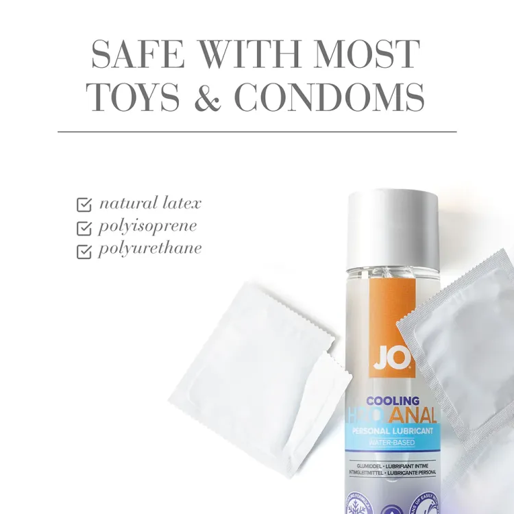JO H2O Anal Cooling Water-Based Lubricant 4 oz. JO H2O Anal Cooling Water-Based Lubricant 4 oz.