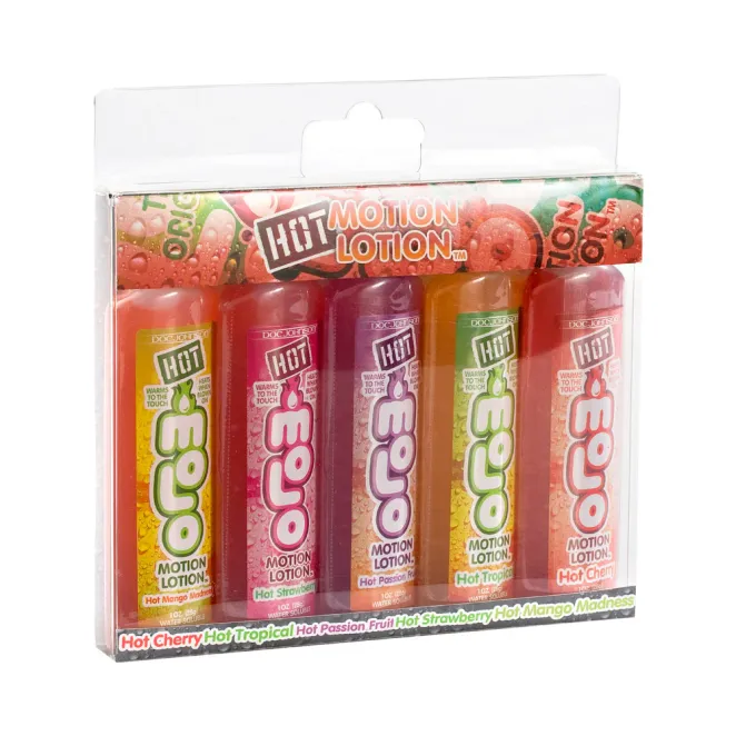 Doc Johnson Hot Motion Lotion Massage Lubricants (5 x 1 oz.)