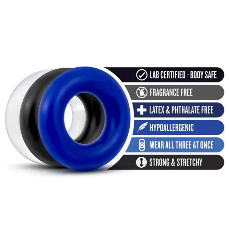 Cock Ring Trio Set Cock Ring Trio Set