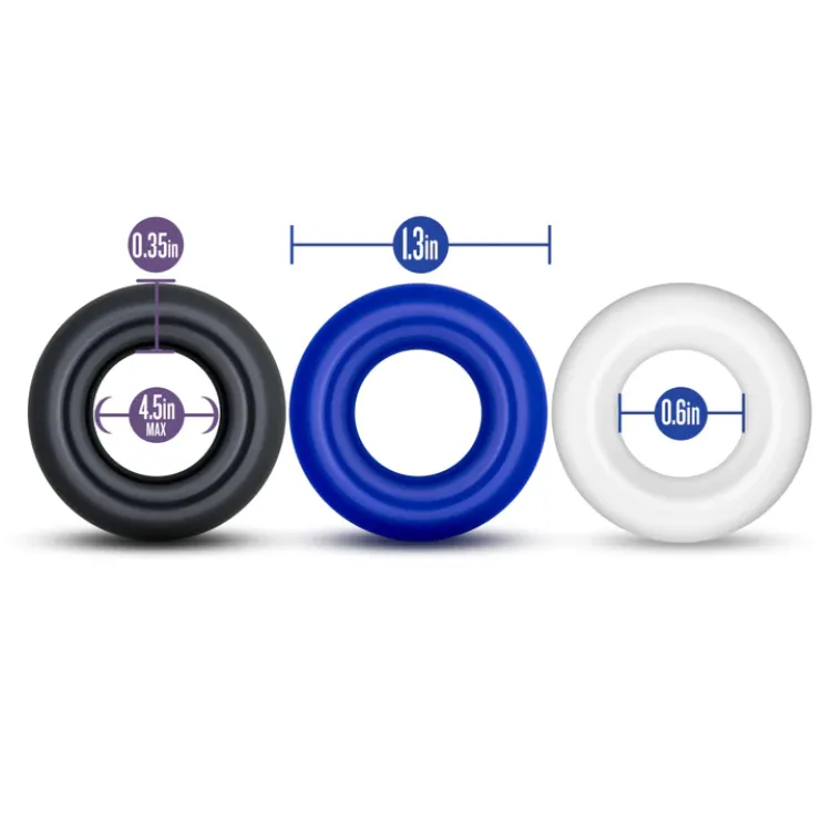 Cock Ring Trio Set Cock Ring Trio Set