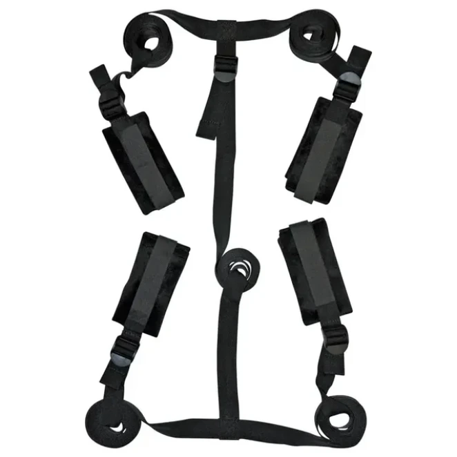 Sportsheets Adjustable Bed Bondage Restraint Kit (5 Piece)