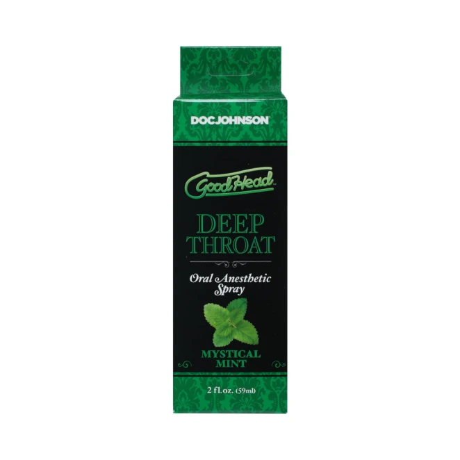 Doc Johnson Good Head Deep Throat Mint Oral Anesthetic Spray 2 oz.
