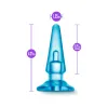 Anal Beginner Butt Plug Blue Anal Beginner Butt Plug Blue