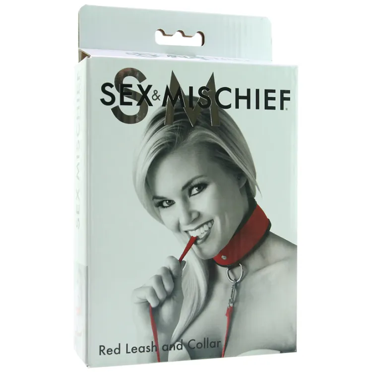 Adjustable Leash & Collar Red Adjustable Leash & Collar Red