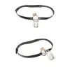 The Prisoner Locking Chastity Belt Cock Cage Silver/Black The Prisoner Locking Chastity Belt Cock Cage Silver/Black