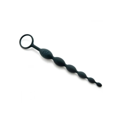 Fifty Shades of Grey Pleasure Intensified Silicone Anal Beads Black