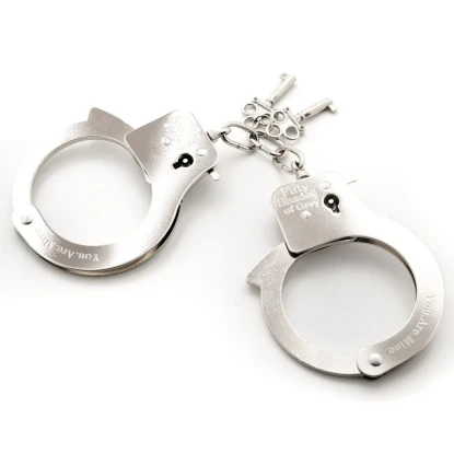 Fifty Shades of Grey You. Are. Mine. Metal Handcuffs