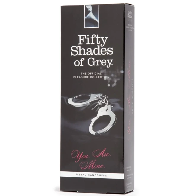 Fifty Shades of Grey You. Are. Mine. Metal Handcuffs