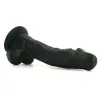 5 in colours pleasures realistic silicone dildo black suction cup
