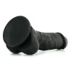 5 in colours pleasures realistic silicone dildo black suction cup