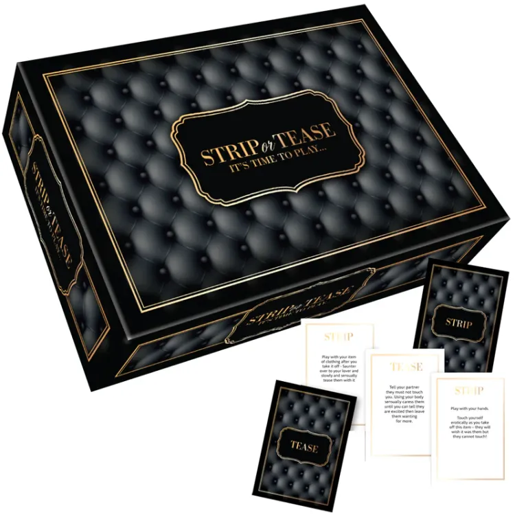 Strip or Tease Game (46321) by Creative Conceptions LLC | Couples Intimacy Games | SlipDix.com Strip or Tease Game (46321) | SlipDix.com