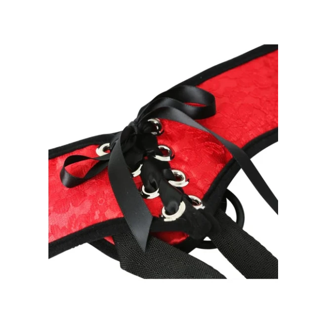 Sportsheets Chantilly Lace Corset-Back Strap On Harness
