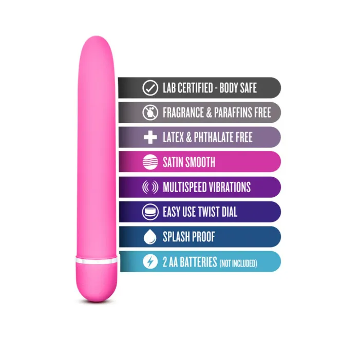 6 in. Luxuriate Multi-Speed Slimline Vibrator