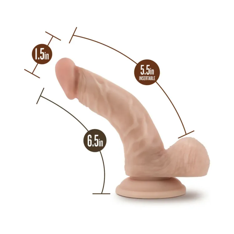 6.5 in. "The Boy in Blue" Realistic Dildo with Balls 6.5 in. "The Boy in Blue" Realistic Dildo with Balls