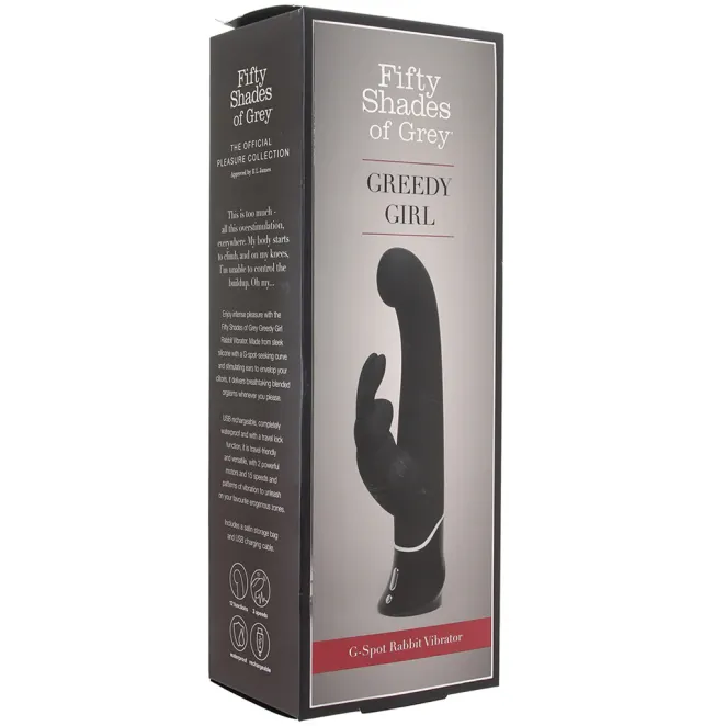 Fifty Shades of Grey Greedy Girl G-Spot Rabbit Vibrator