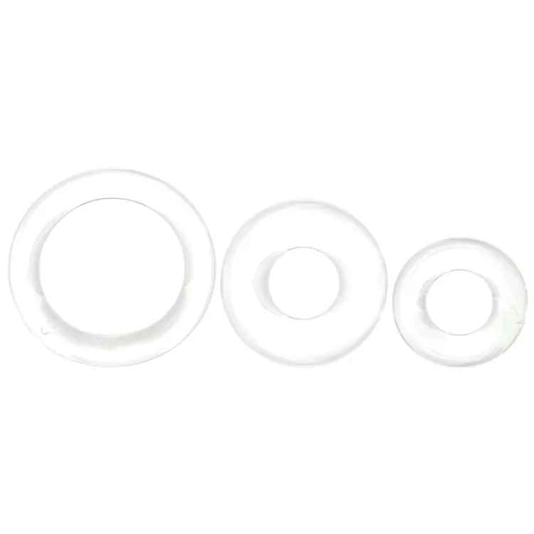 Cock Ring Set 3-Pack Clear Cock Ring Set 3-Pack Clear