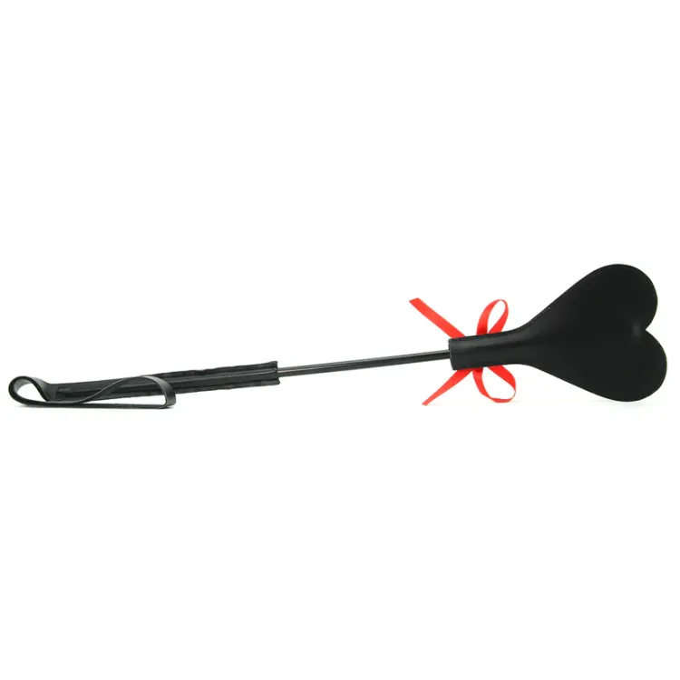 Heart Beat Crop Lace-Bonded Spanking Toy Heart Beat Crop Lace-Bonded Spanking Toy
