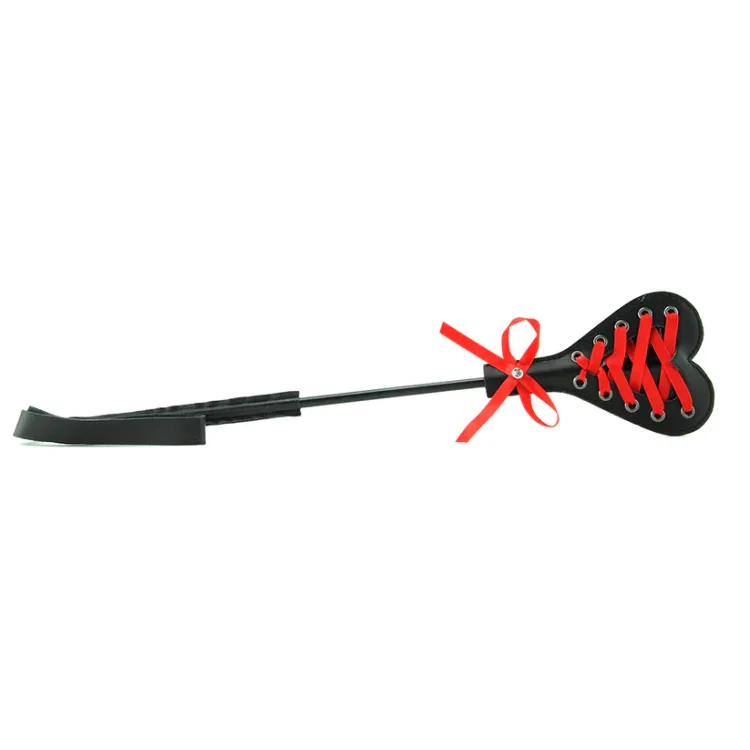 Heart Beat Crop Lace-Bonded Spanking Toy Heart Beat Crop Lace-Bonded Spanking Toy