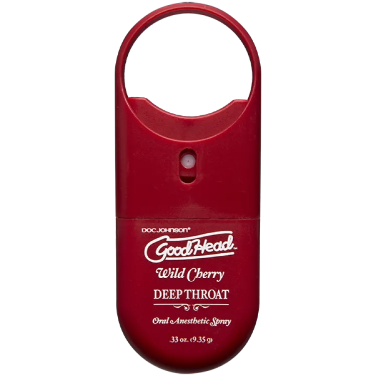 Goodhead to Go - Deep Throat Spray .33oz. Wild Cherry