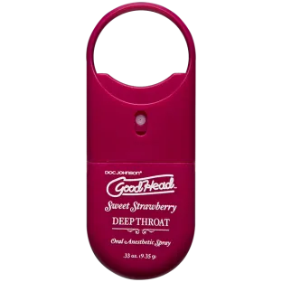 Goodhead to Go - Deep Throat Spray .33oz. Sweet Strawberry