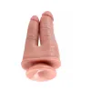 6 Inch King Cock Ultra Realistic Double Penetrator Suction Cup Dildo