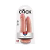 6 Inch King Cock Ultra Realistic Double Penetrator Suction Cup Dildo