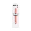 12 Inch King Cock Ultra Realistic Slim Double Dildo Beige