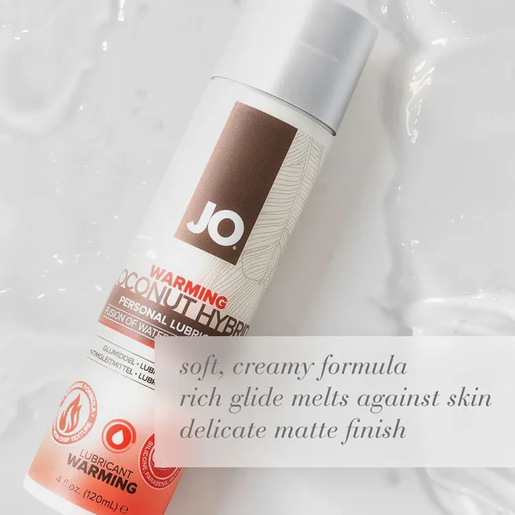 JO Coconut Hybrid Warming Lubricant 4 oz. JO Coconut Hybrid Warming Lubricant 4 oz.