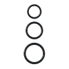 Fantasy C-Ringz Silicone Cock Ring Set Black (3-Piece)