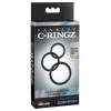 Fantasy C-Ringz Silicone Cock Ring Set Black (3-Piece)