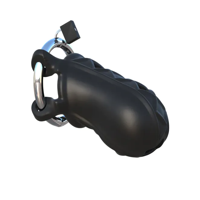 Fantasy C-Ringz Extreme Locking Chastity Cage Black