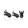 Fantasy C-Ringz Extreme Locking Chastity Cage Black Fantasy C-Ringz Extreme Locking Chastity Cage Black