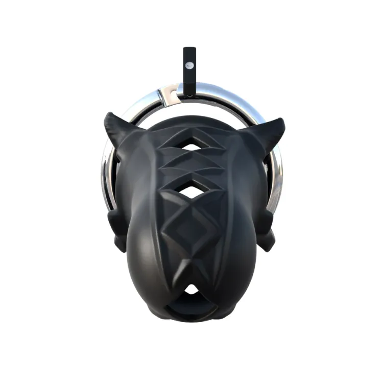 Fantasy C-Ringz Extreme Locking Chastity Cage Black Fantasy C-Ringz Extreme Locking Chastity Cage Black