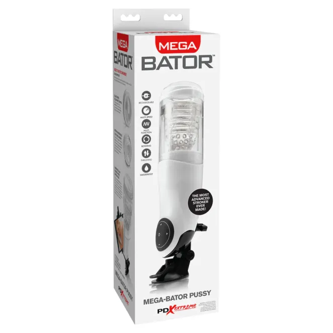 Mega-Bator Rotating Hands-Free Thrusting Pussy Stroker