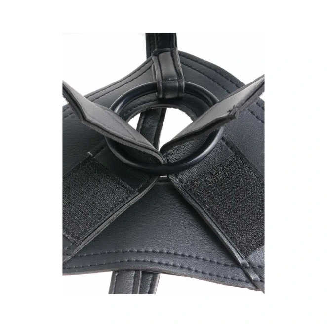 King Cock Strap-On Harness Kit with Ultra Realistic 7 Inch Dildo Beige