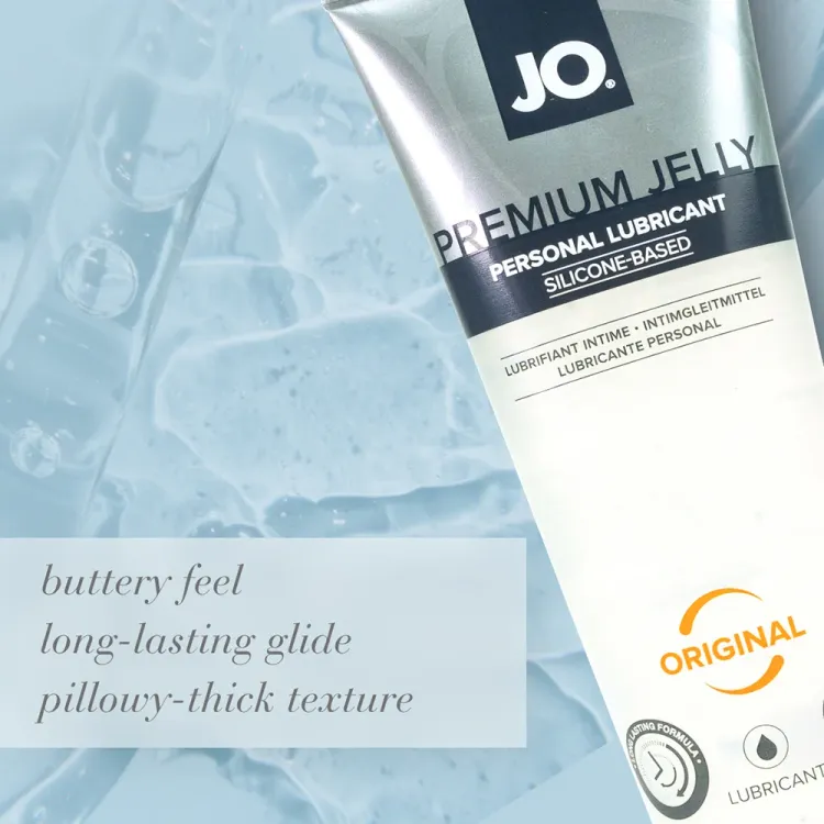 JO Premium Jelly Silicone-Based Lubricant 4 oz. JO Premium Jelly Silicone-Based Lubricant 4 oz.