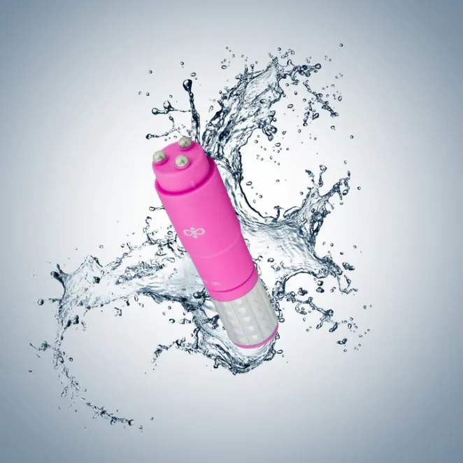 Revitalize Silicone Mini Massager with 3 Attachments