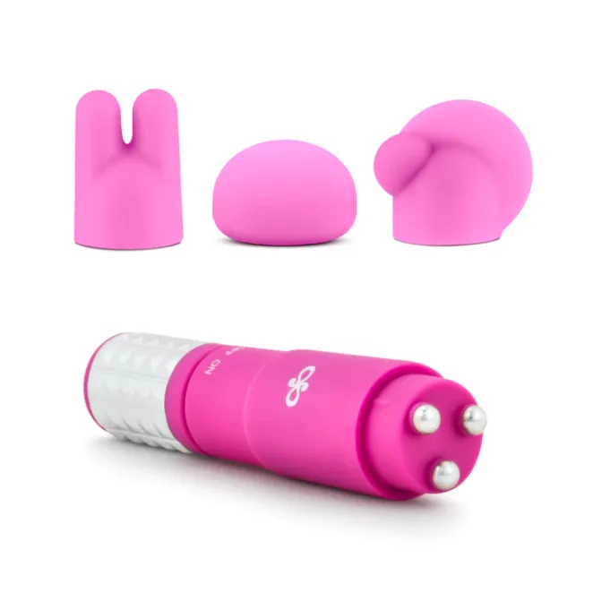 Revitalize Silicone Mini Massager with 3 Attachments