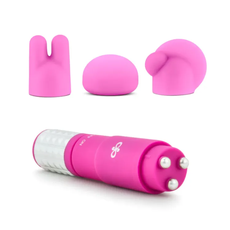 Revitalize Silicone Mini Massager with 3 Attachments Revitalize Silicone Mini Massager with 3 Attachments