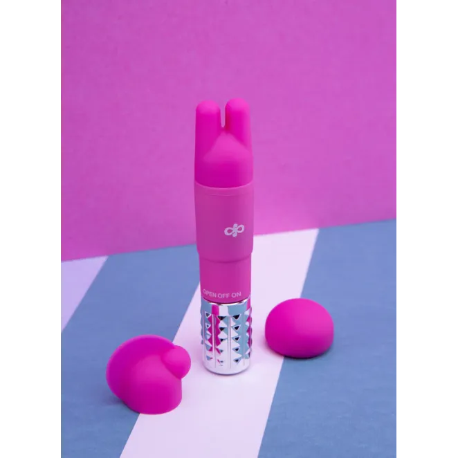 Revitalize Silicone Mini Massager with 3 Attachments