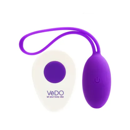 VeDO Peach Rechargeable Remote Control Love Egg Indigo