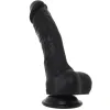 8 in colours pleasures realistic silicone dildo black suction cup