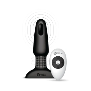 b-Vibe Remote Control Rechargeable Vibrating Rimming Butt Plug