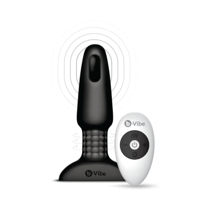 b-Vibe Remote Control Rechargeable Vibrating Rimming Butt Plug